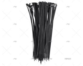 NYLON CABLE-TIE 4,8x290 BLACK 100 UNITS