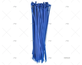 BRIDA NYLON 4,8x290 AZUL 100 UNIDADES