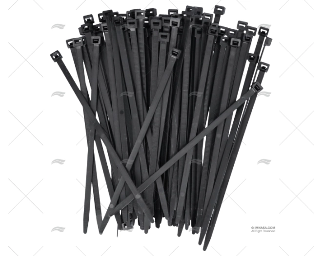 NYLON CABLE-TIE 7,8x240 BLACK 100 UNITS