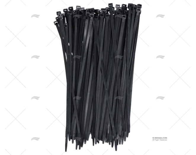 NYLON CABLE-TIE 7,5x365 BLACK 100u.