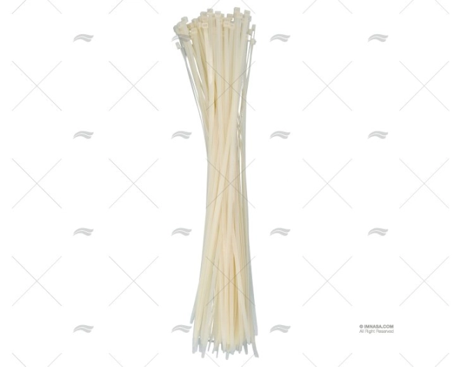 NYLON CABLE-TIE 9x780 WHITE 100 UNITS