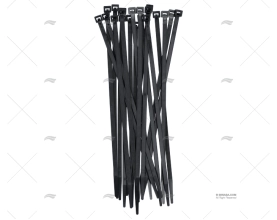 BRIDA KIT 4,8x200 NEGRA (20U)