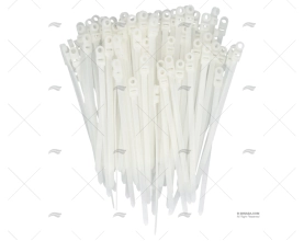 NYLON CABLE-TIE W/ EYELET 7,8x200 WHITE