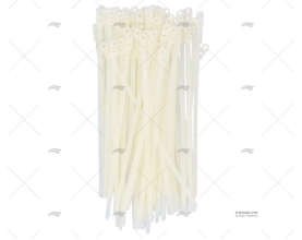 NYLON CABLE-TIE W/ EYELET 7,8x300 WHITE