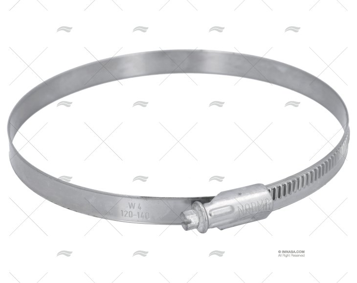 BRAÇADEIRA INOX W4 120-140/12 NORMA