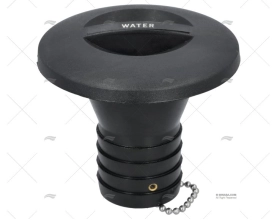 TAMPA WATER 38mm PVC PRETO