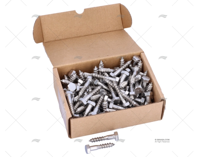 SCREW LAG DIN571 A4 8x40 (100)