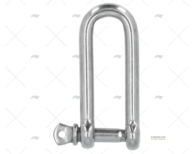 MANILLE LONGUE INOX 6mm