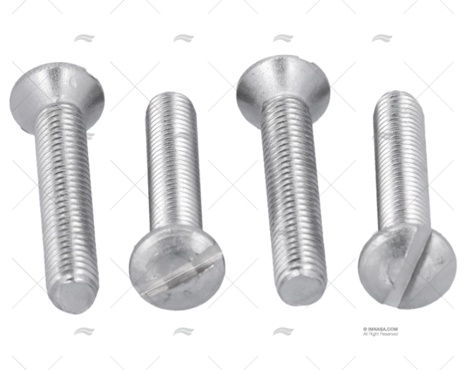 OVAL HEAD SCREW DIN964 A4 6X35