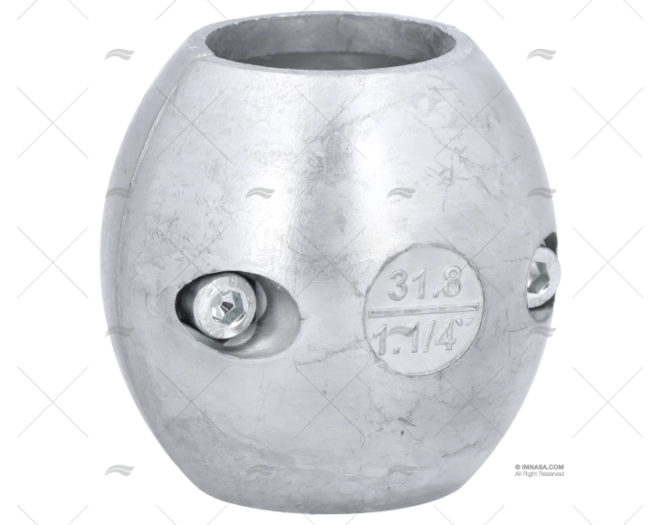 ZINC SHAFT COLLAR ANODE 1 1/4"