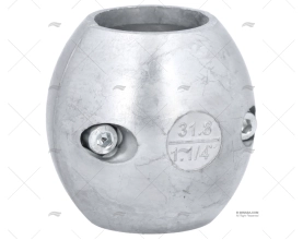 ZINC SHAFT COLLAR ANODE 1 1/4" TECNOSEAL