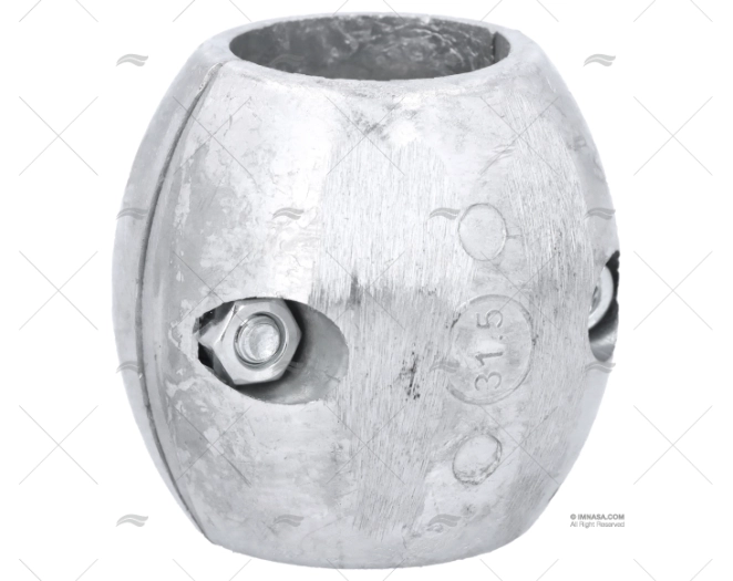 ZINC SHAFT COLLAR ANODE 1 1/4"