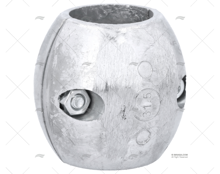 ZINC SHAFT COLLAR ANODE 1 1/4" GUARDIAN