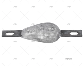 ANODE MAGNESIUM POISSON OVAL 120MM 0,25K TECNOSEAL