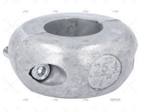 ZINC FLAT SHAFT COLLAR ANODE 1"