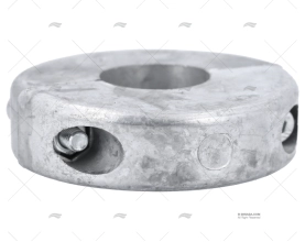 ZINC FLAT SHAFT COLLAR ANODE 1"