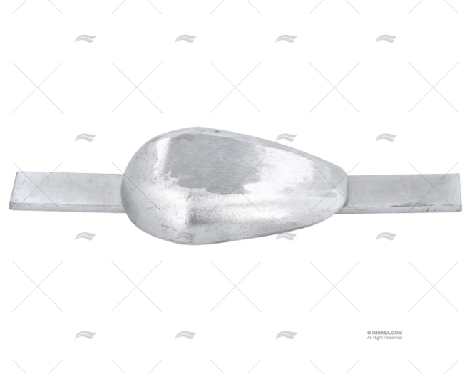 ZINC OVAL FISH ANODE W/PLATE 1kg GUARDIAN