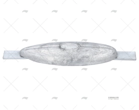 ZINC FISH ANODE W/PLATE 2kg TECNOSEAL