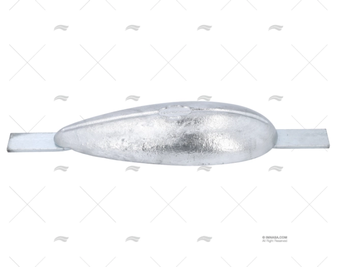 ZINC FISH ANODE W/PLATE 5kg TECNOSEAL