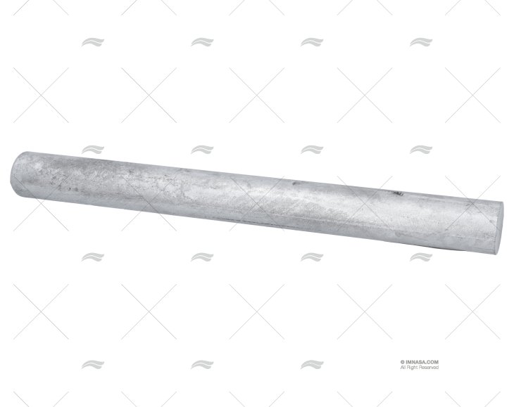 ANODE ZINC BARRE 40x400mm 3,580Kg TECNOSEAL