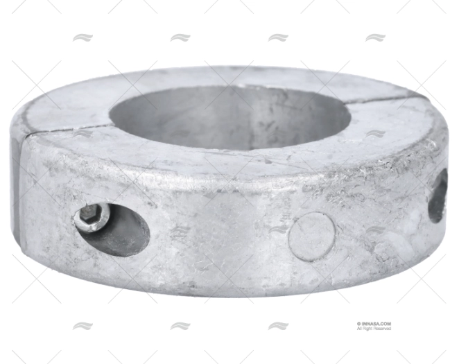 ANODE ZINC COLLIER PLAT ARBRE DE 50mm GUARDIAN