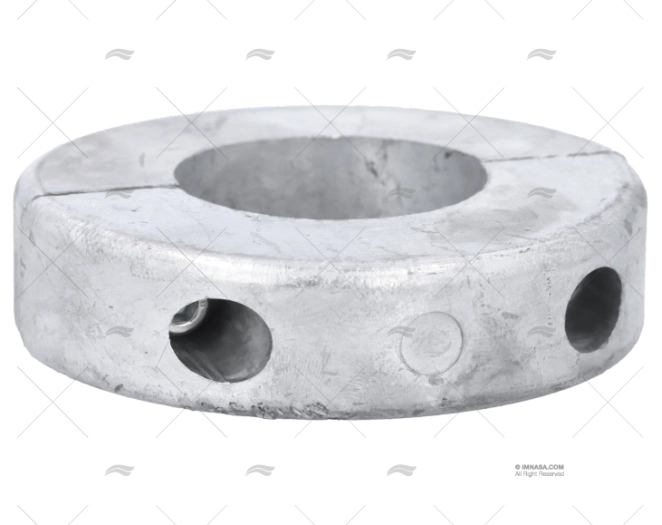 ANODE ZINC COLLIER PLAT ARBRE DE 40mm