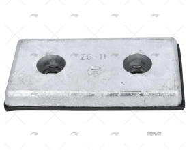 ANODE ZINC PLAQUE 8.9kg ZINETI