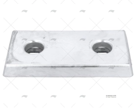 ANODE ZINC PLAQUE SERIE PF5 8kg GUARDIAN