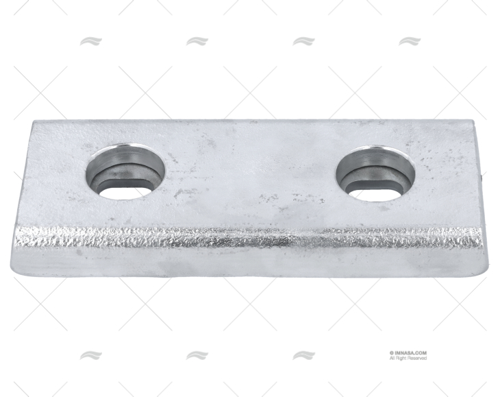 ANODE ZINC CARRE 200x80x22 TECNOSEAL