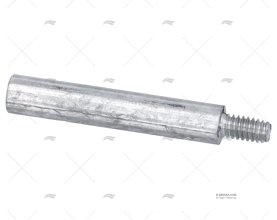 ZINC THREADED ANODE 1/4"