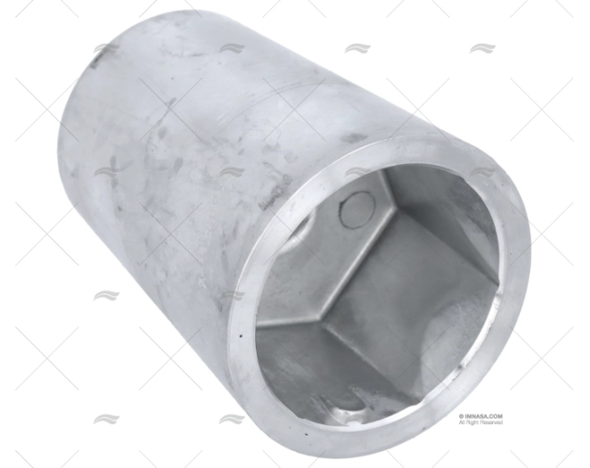 ZINC HEXAGONAL KEYED SHAFT ANODE  40mm TECNOSEAL