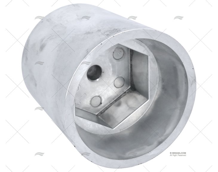 HEXAGONAL ZINC ANODE SHAFT SCREW 100mm TECNOSEAL