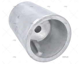 ANODO ZINC PUNTA EJE  50mm CHAVETEADO