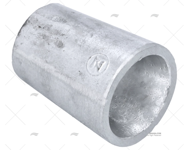 ANODO ZINC PUNTA EJE  45mm RADICE