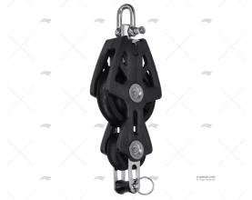 SYNCHRO BLOCK VIOLIN+HOLDER 10mm BLACK LEWMAR