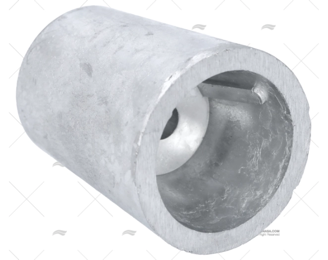 ANODO ZINC PUNTA EJE  45mm CHAVETEADO