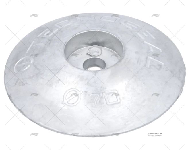 ANODE ZINC DISC 070mm