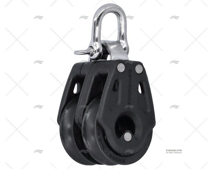 CONTROL PULLEY T3 DOUBLE BLACK LEWMAR