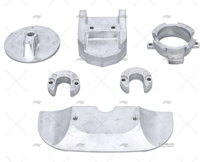 KIT ÂNODOS ALPHA ONE GENII SEM PARAFUSOS TECNOSEAL