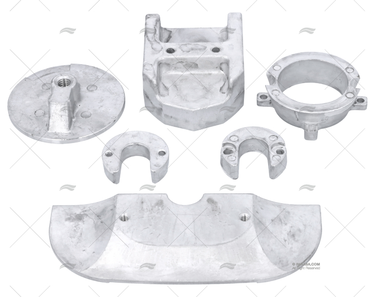 ANODE KIT ALPHA ONE ALUMINIUM  W/O SCREW