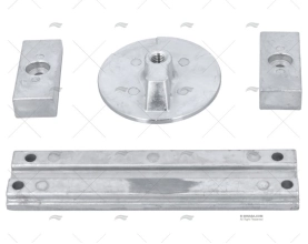 ANODE KIT VERADO 4 (W/O SCREWS) TECNOSEAL