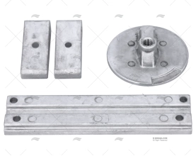 ANODE KIT VERADO 4 ALUMINIUM W/O SCREWS TECNOSEAL