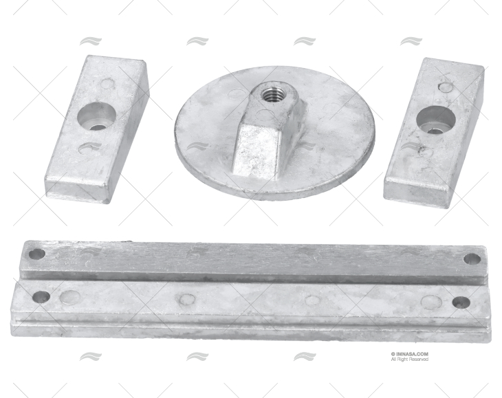 ANODE KIT VERADO 4 ZINC W/O SCREWS