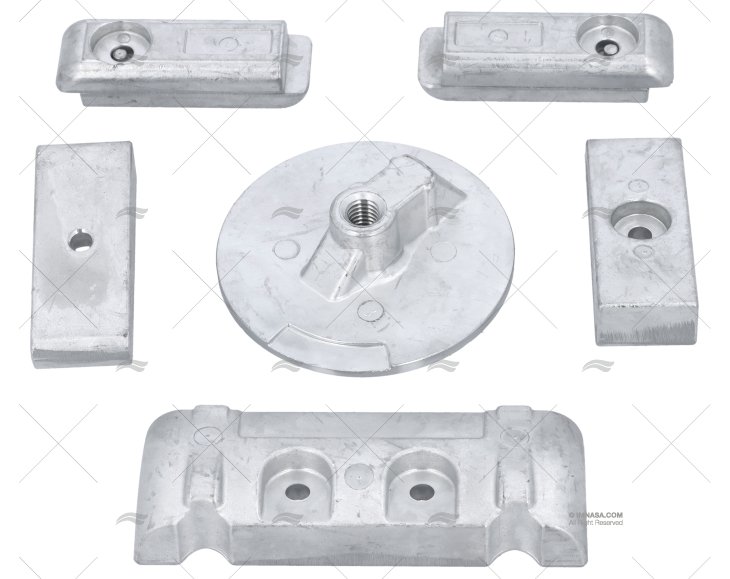 ANODE KIT VERADO 6 (W/O SCREWS)