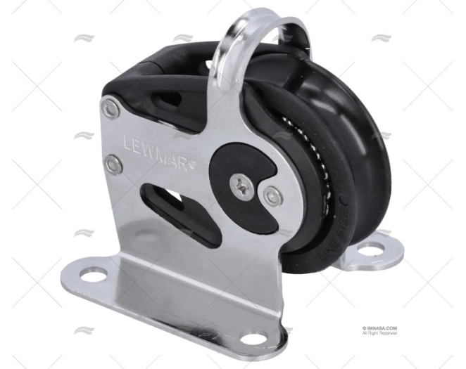 MAST PULLEY 40mm BLACK LEWMAR