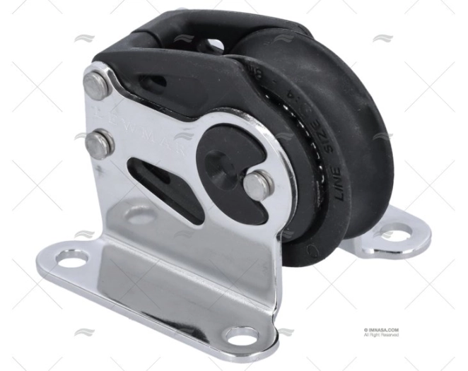 PULLEY THAT GUIDES VERTICAL BLACK LEWMAR