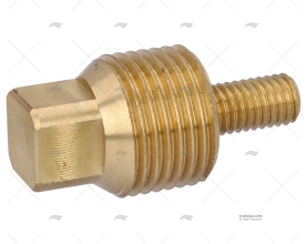 ANODE CAP COOLER VOVLO 1/2''GAS 7/16 UNC TECNOSEAL