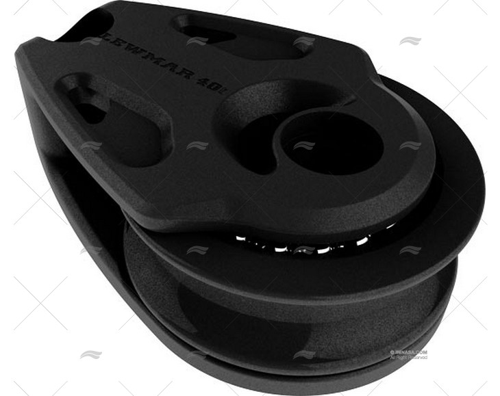 RECOVERY PULLEY T3 BLACK LEWMAR