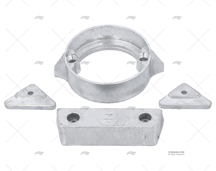 ANODE ZINC KIT P/ VOLVO PENTA DP290HYDR. ZINETI