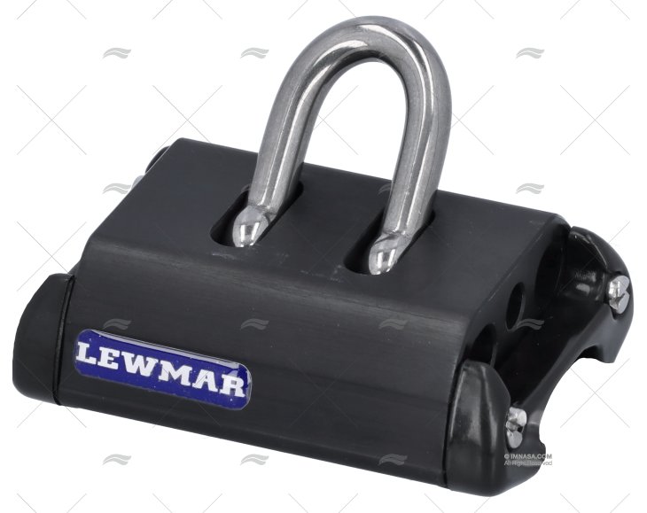 SHORT TRAVELLER CAR BALLS BLACK SHACKLE LEWMAR